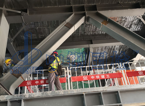 冬奧會(huì)場館中鋼國檢檢測現(xiàn)場