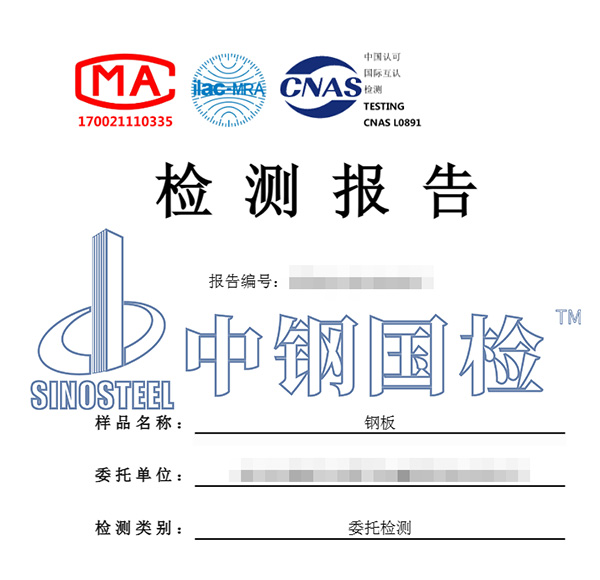 金屬元素含量檢測(cè)報(bào)告