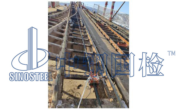 鋼絲繩無損檢測(cè)儀布置現(xiàn)場(chǎng)