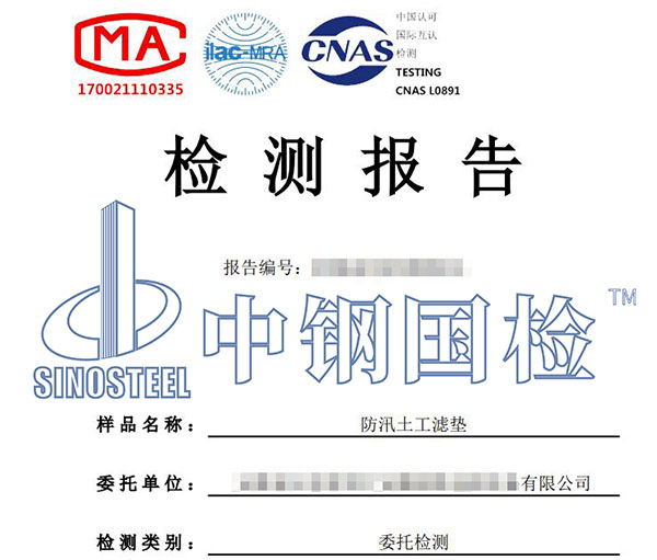 濾墊檢測報(bào)告