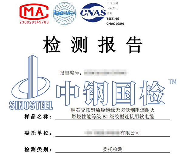 電纜檢測(cè)報(bào)告