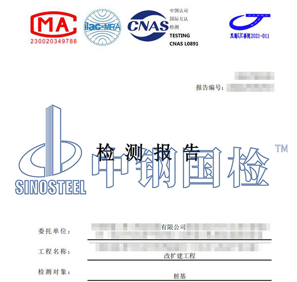 樁基礎(chǔ)檢測報(bào)告